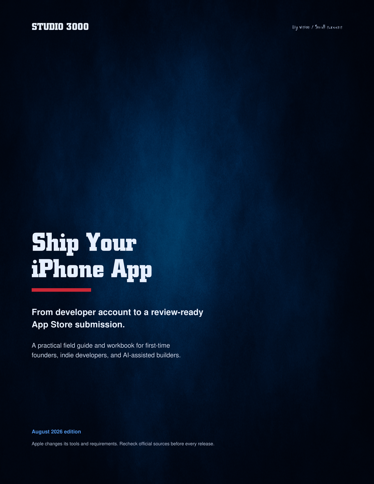 Cover of the Ship Your iPhone App guide